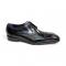 Duca Di Matiste "Lombardi" Black Genuine Italian Calf Leather Lace-Up Dress Shoes.